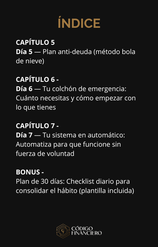 Emergencia Financiera en 7 Días