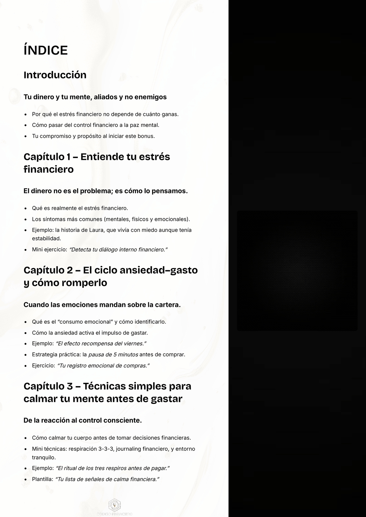 Libérate del estrés financiero