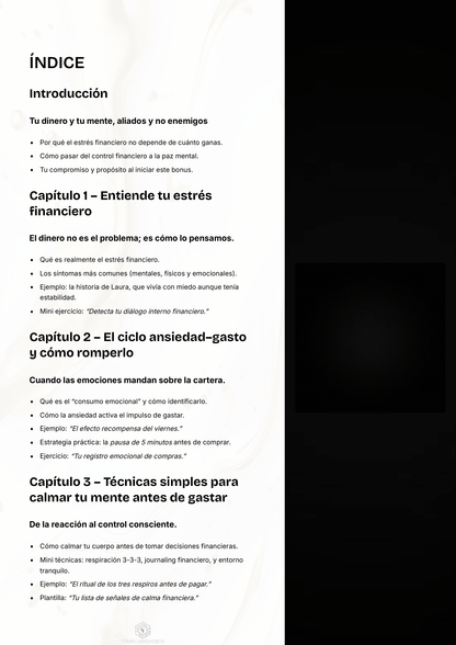 Libérate del estrés financiero