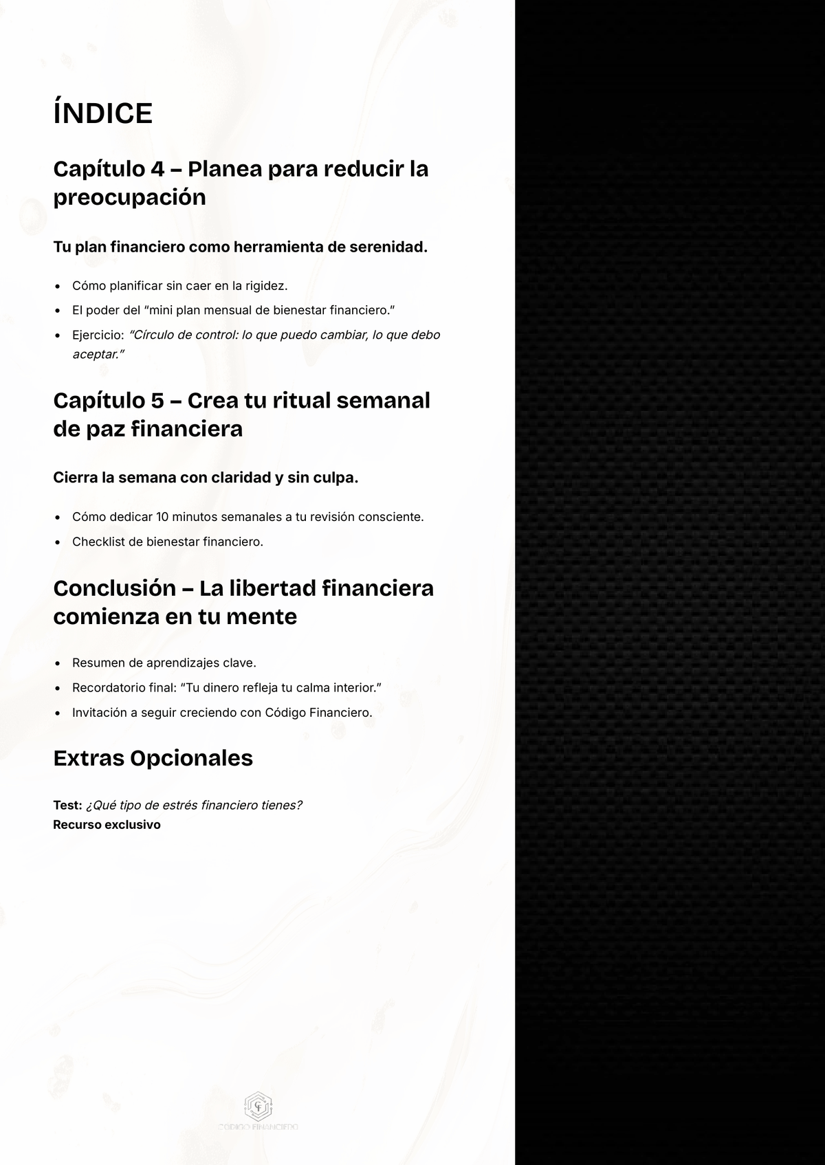Libérate del estrés financiero